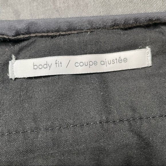 Calvin Klein Mens Blue Gray Khaki Flat Front Size 31 x 30 Cotton Slacks Pants - Picture 6 of 8